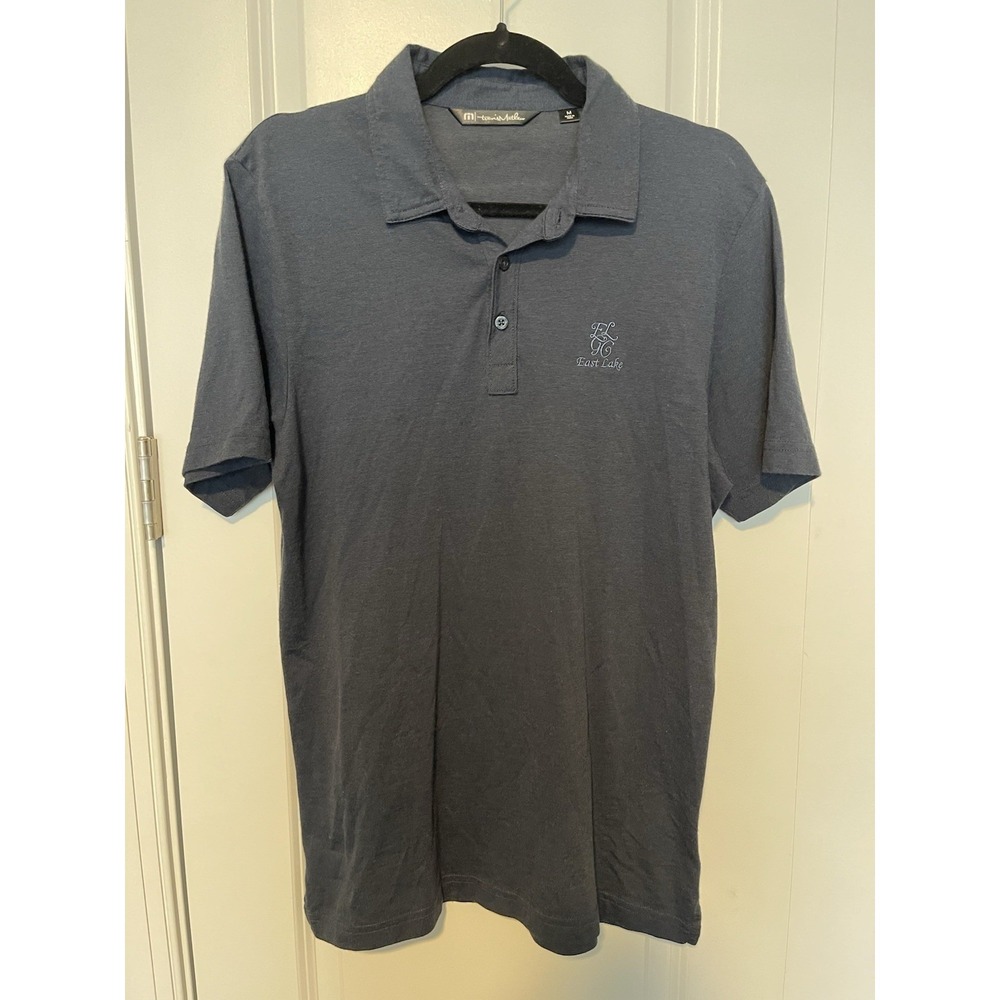Travis Mathew Men's Medium Navy‎ Polo, East Lake Golf Club